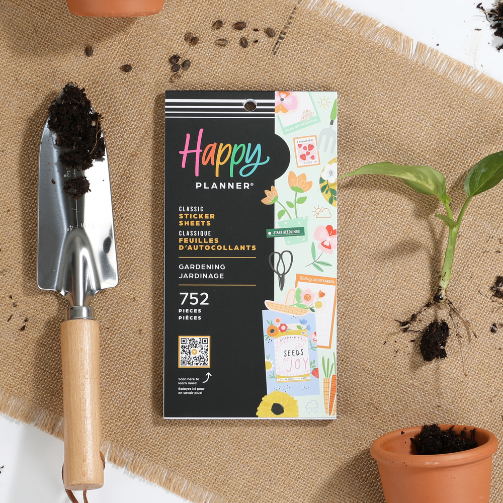 The Happy Planner Gardening Accessory Pack Classic Size 