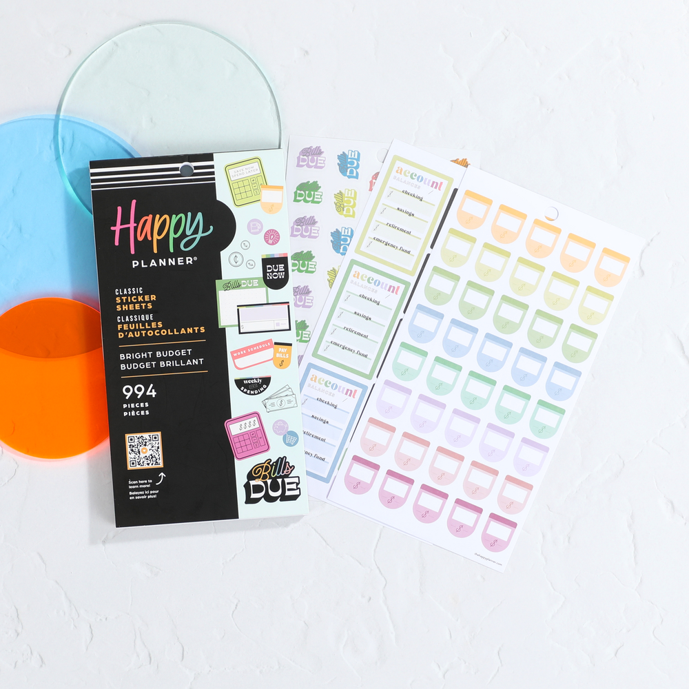 Bright Budget - Value Pack Stickers – Happy Planner