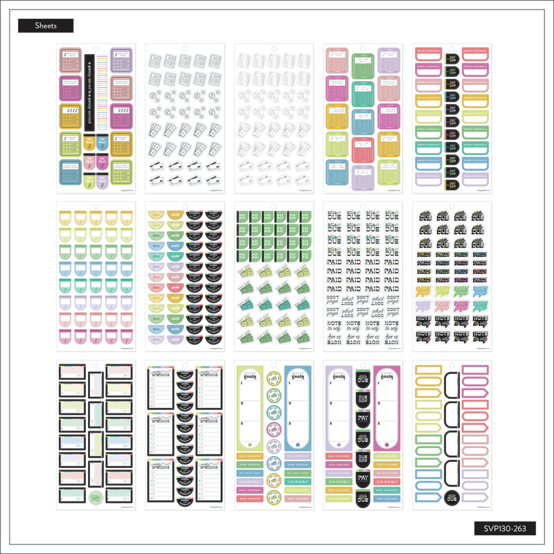 Bright Budget - Value Pack Stickers