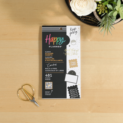 Happy Planner x By Candace Bold & Free - Value Pack Stickers