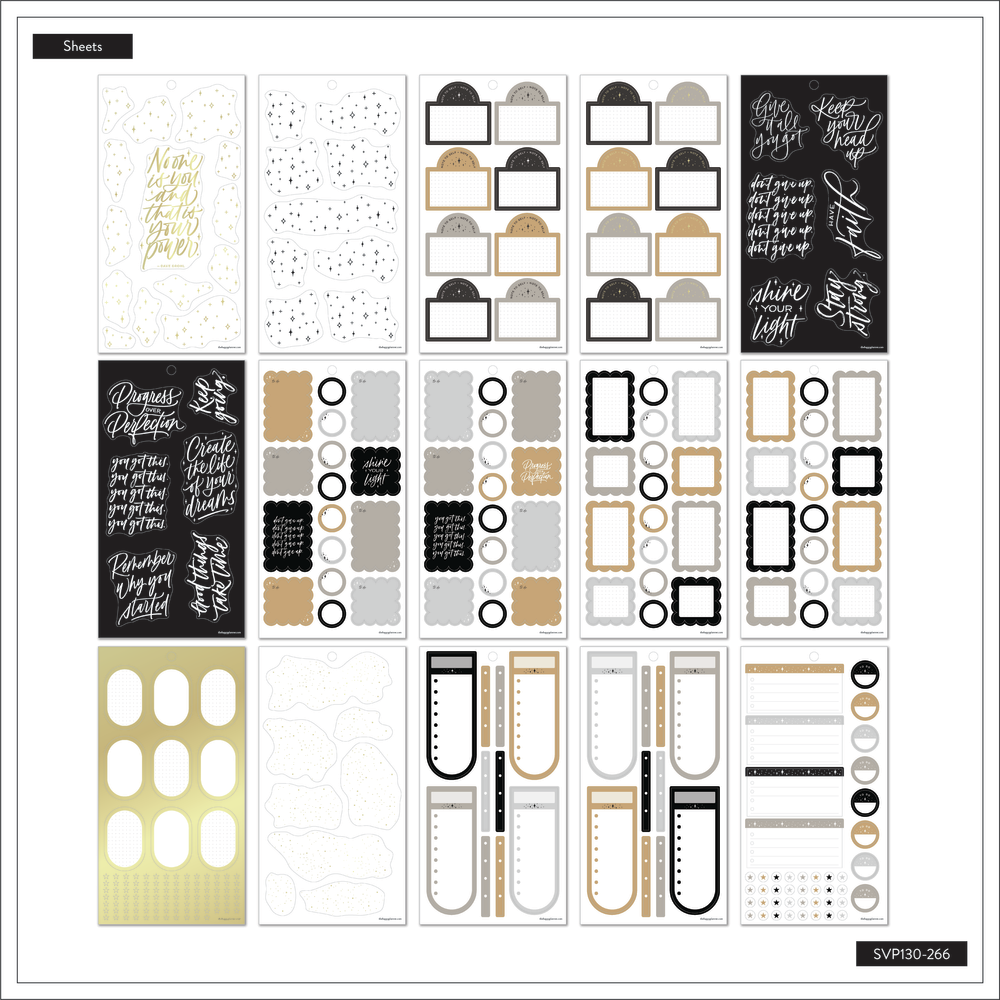 Happy Planner x By Candace Bold & Free - Value Pack Stickers