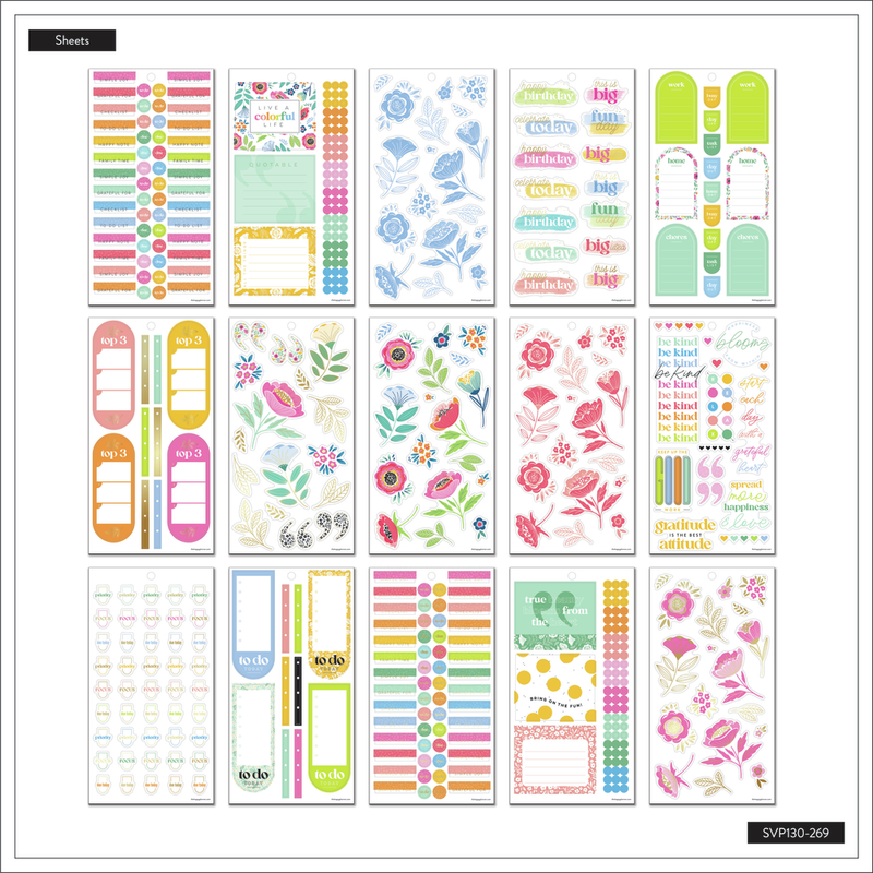 Celebration - floral deco, planner stickers – Hello Petite Paper