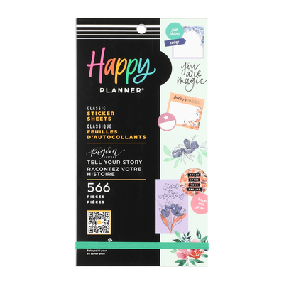 Happy Planner x The Pigeon Letters Tell Your Story - Value Pack Stickers