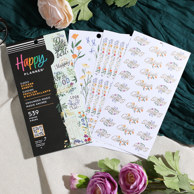 Grounded Magic - Value Pack Stickers – Happy Planner