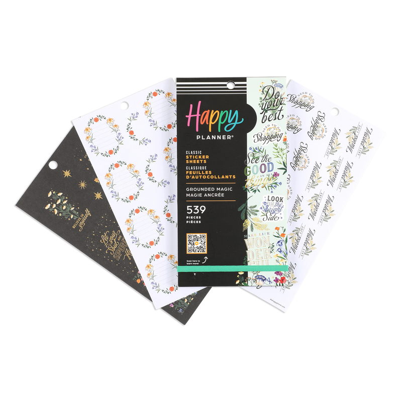 Grounded Magic - Value Pack Stickers – Happy Planner