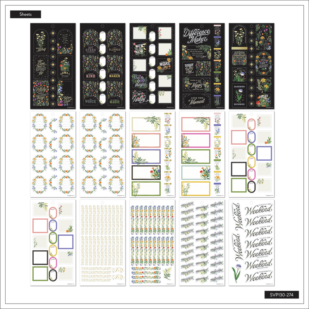 Grounded Magic - Value Pack Stickers – Happy Planner