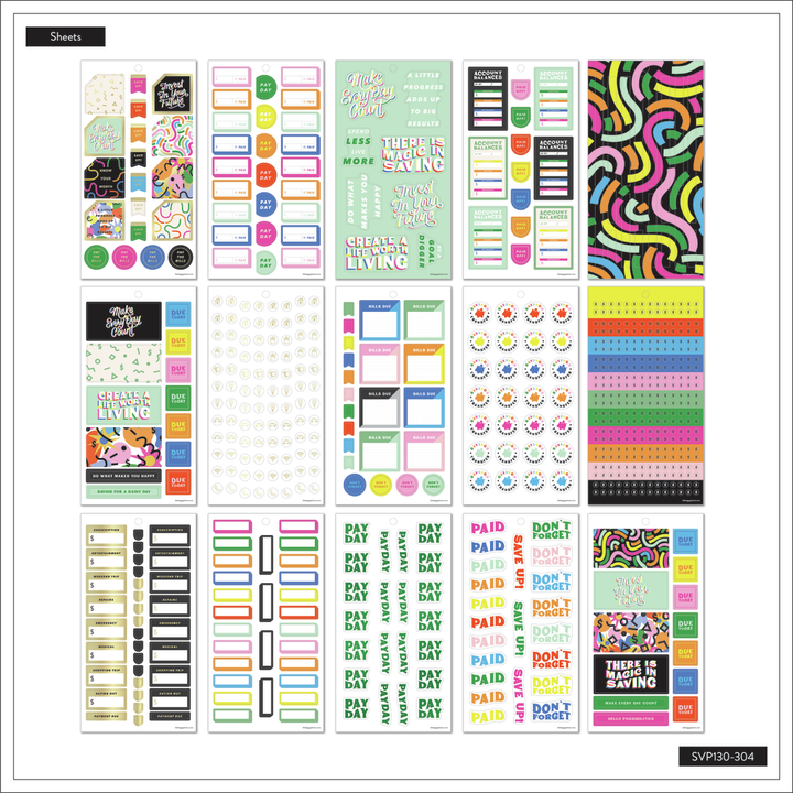 Happy 2024 planner stickers destash Huge Bundle