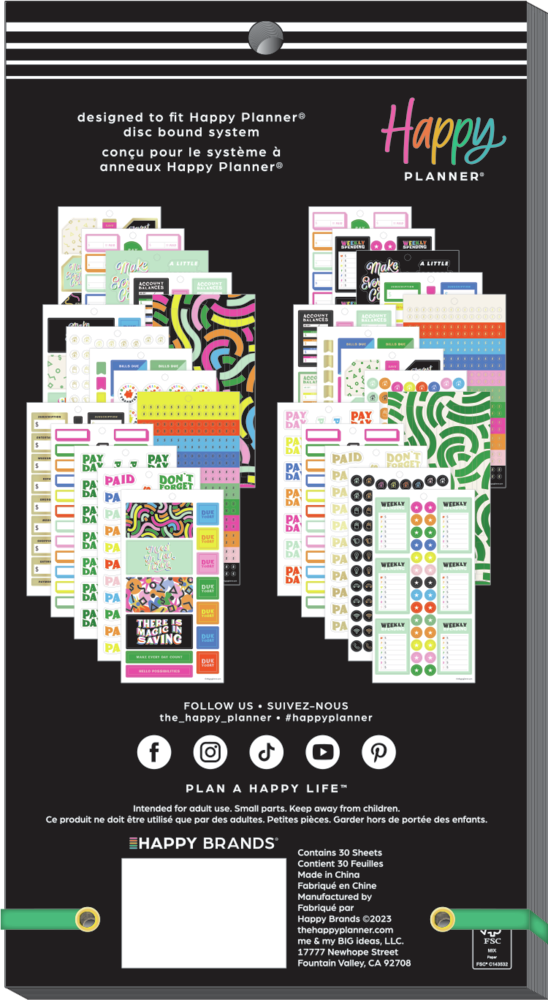 Newest Huge Discbound Book full of Planner Stickers