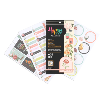 Gathered Flowers - Value Pack Stickers