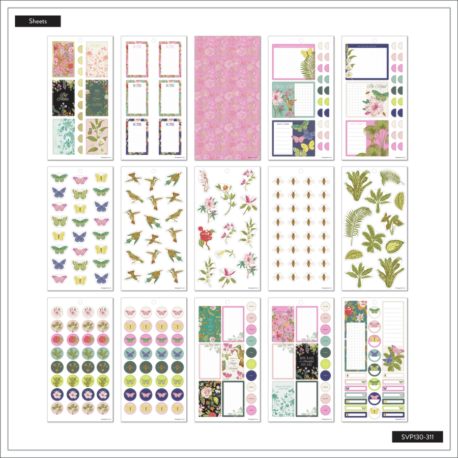 Happy Planner Floral store Sticker Books Bundle!!!!!