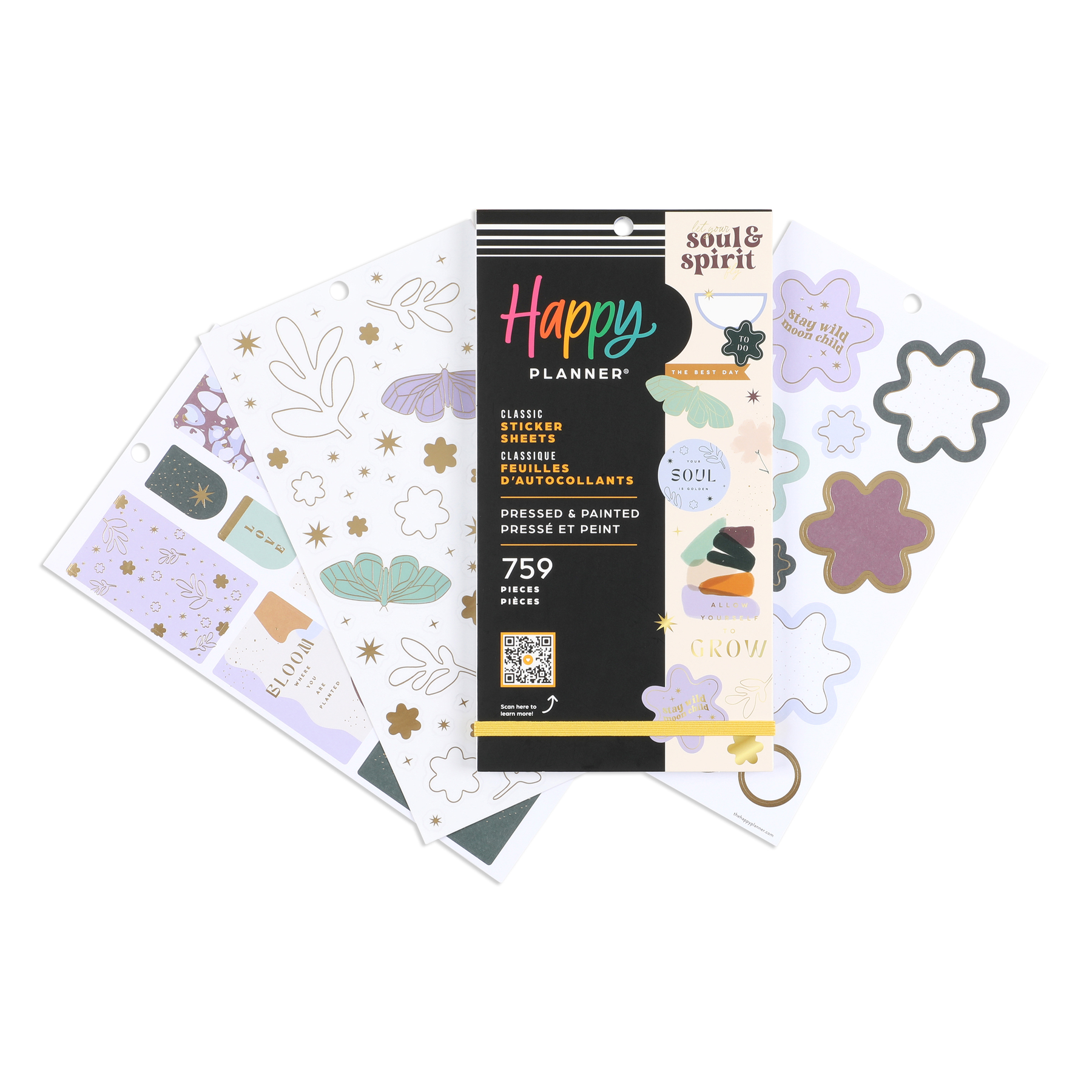 Adding Value Stickers Pressed & Painted - Value Pack Stickers – Happy Planner