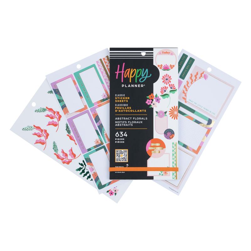 Abstract Florals - Value Pack Stickers