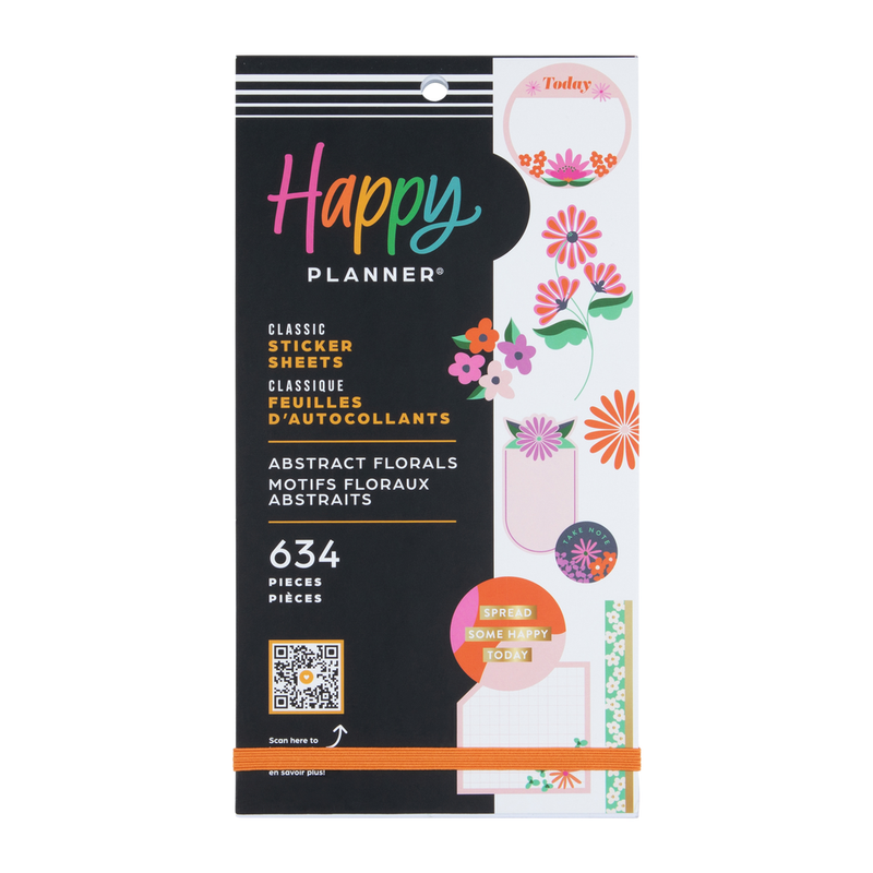 Abstract Florals - Value Pack Stickers