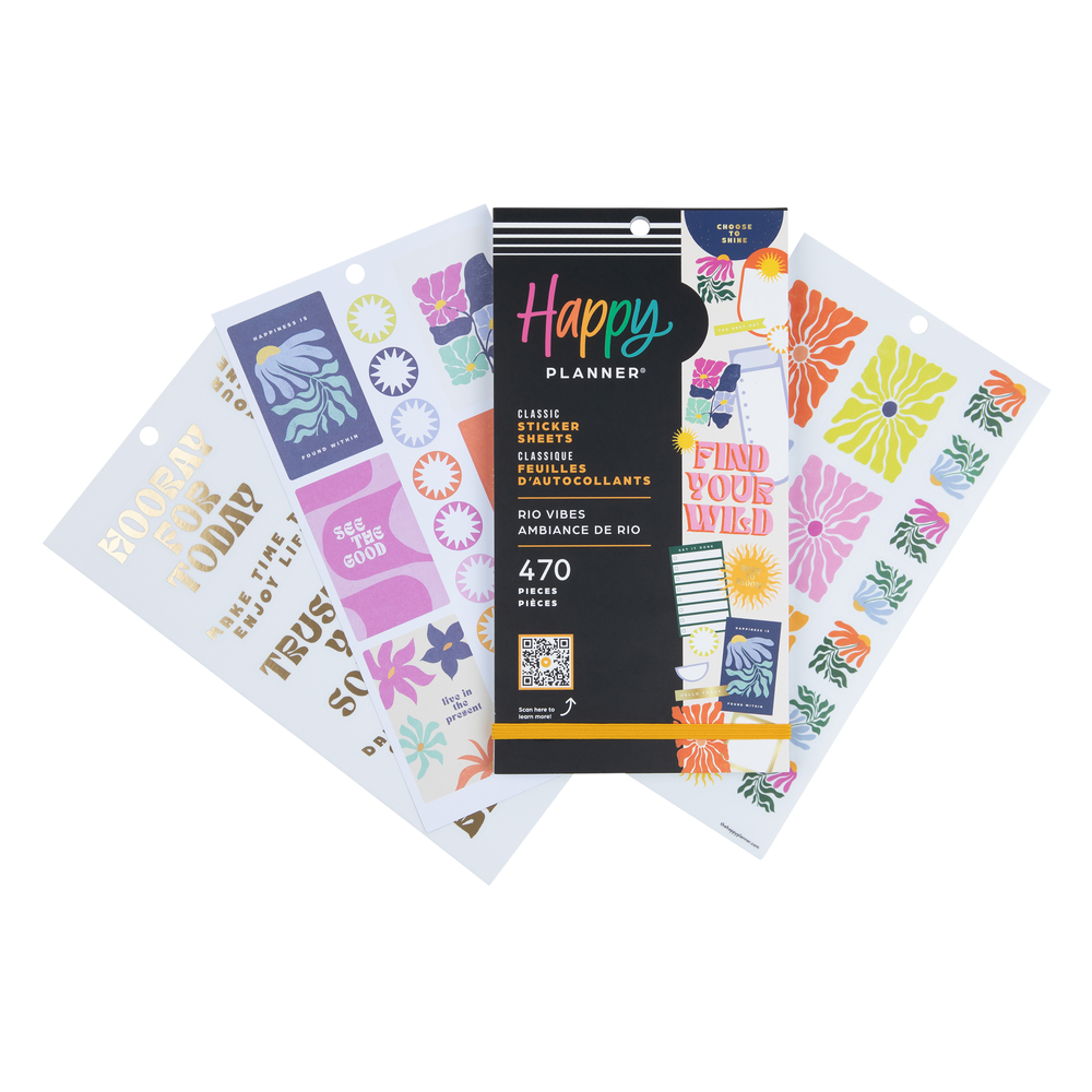 Rio Vibes - Value Pack Stickers – Happy Planner