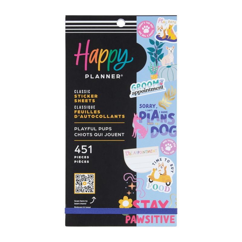 Playful Pups - Value Pack Stickers