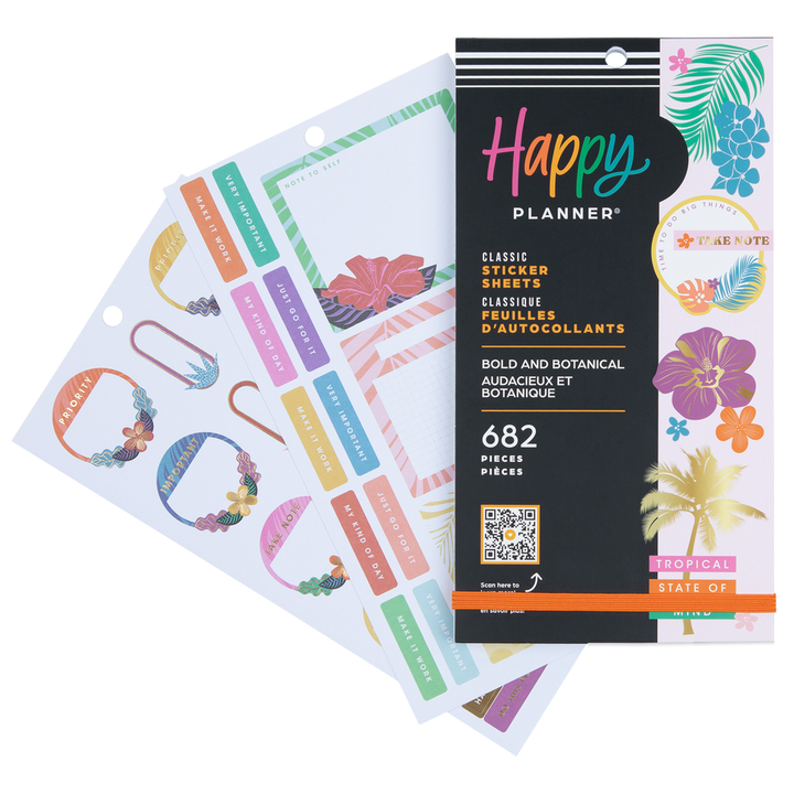 The Happy planner bright type authentic & botanicals mega book