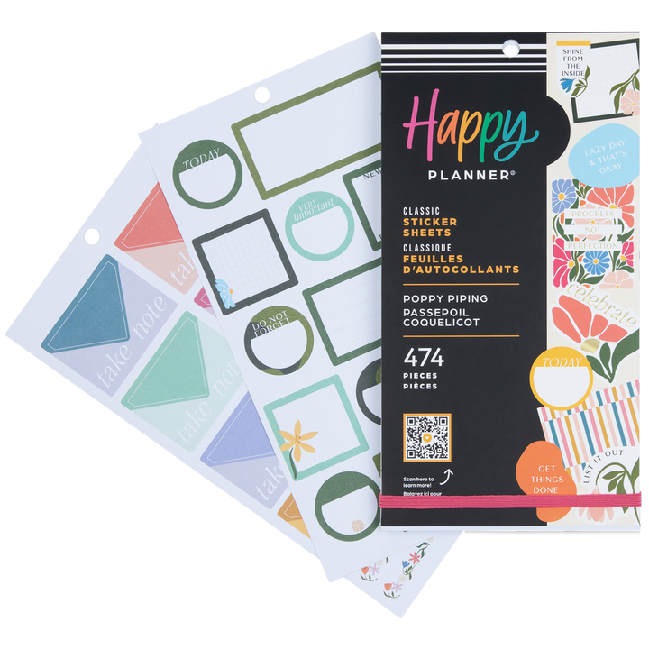 Brand New Happy high quality Planner 2022 Collection Happy Sewing Sticker Book Bundle