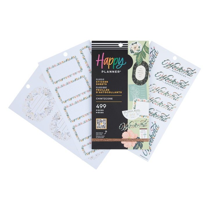 Chintzcore Flowers - Value Pack Stickers – Happy Planner
