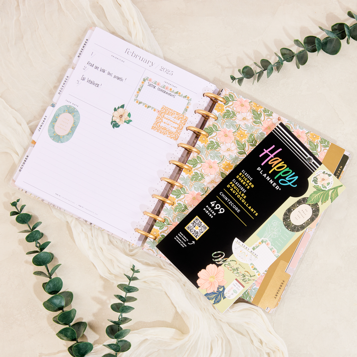Chintzcore Flowers - Value Pack Stickers – Happy Planner