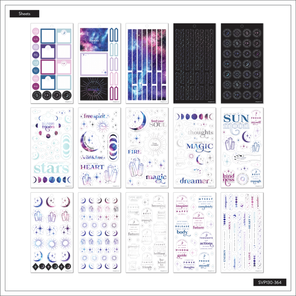 Sticker Te Magic Stargazer Magic - Value Pack Stickers – Happy Planner