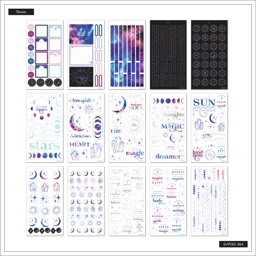 2024 Stargazer 354 Large Happy Planner sticker book STARGAZER MAGIC