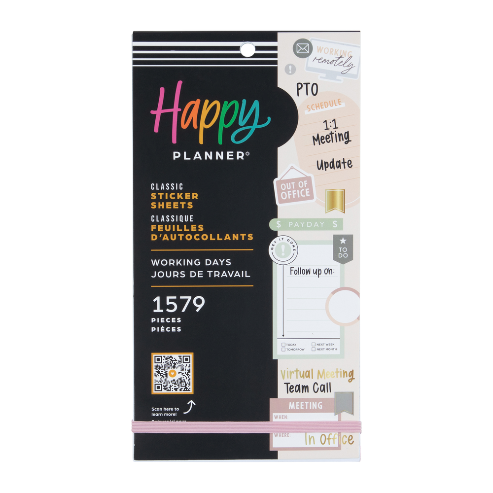 Working Days - Value Pack Stickers – Happy Planner