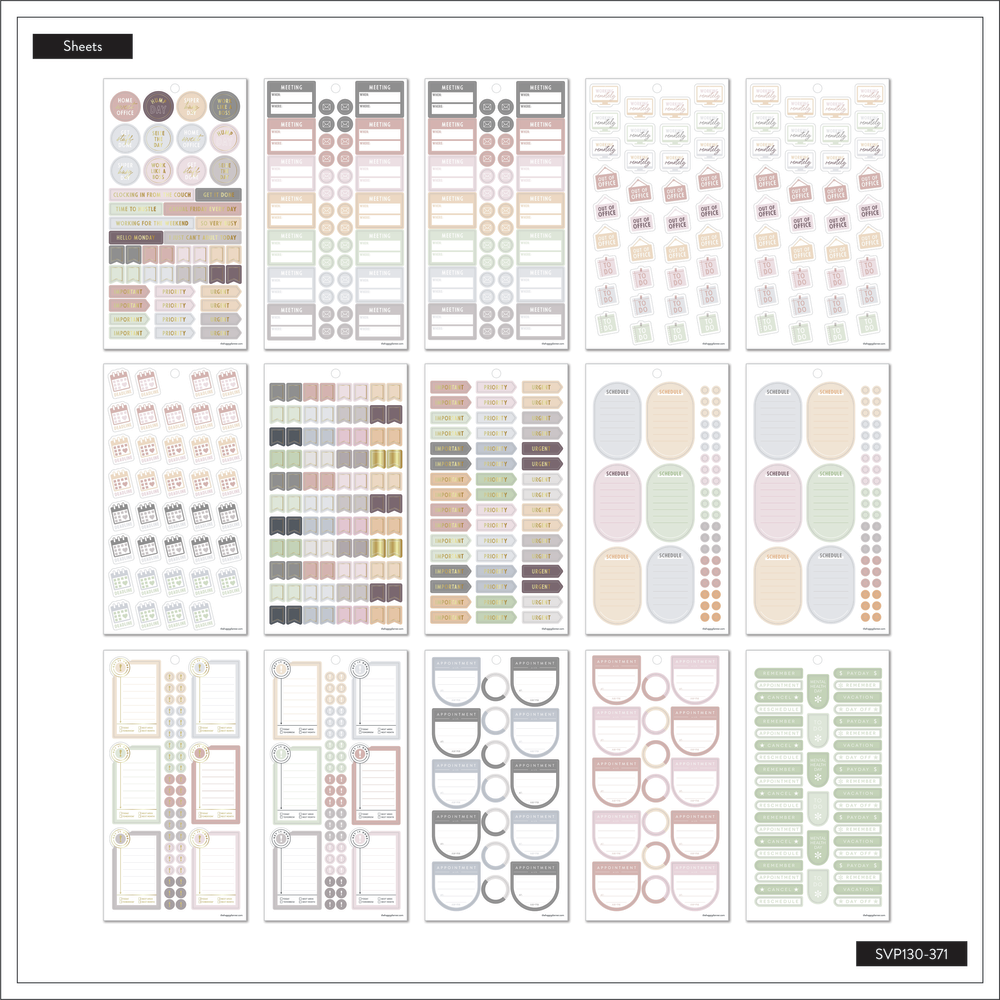 Working Days - Value Pack Stickers – Happy Planner