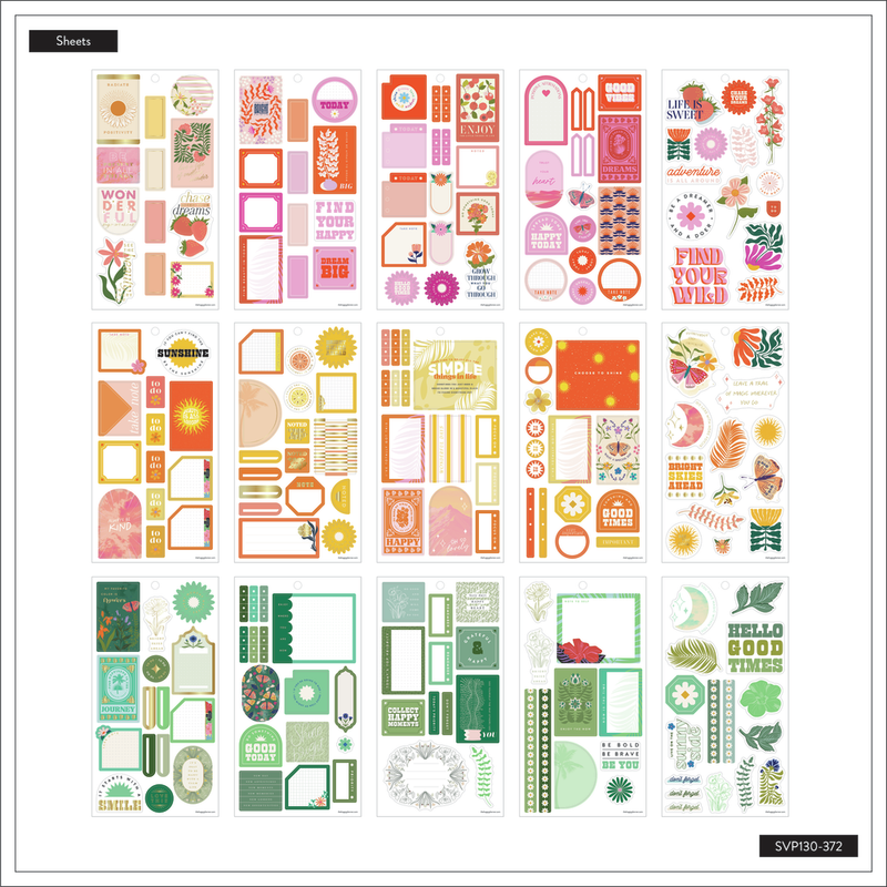 Color Coordinate - Value Pack Stickers – Happy Planner