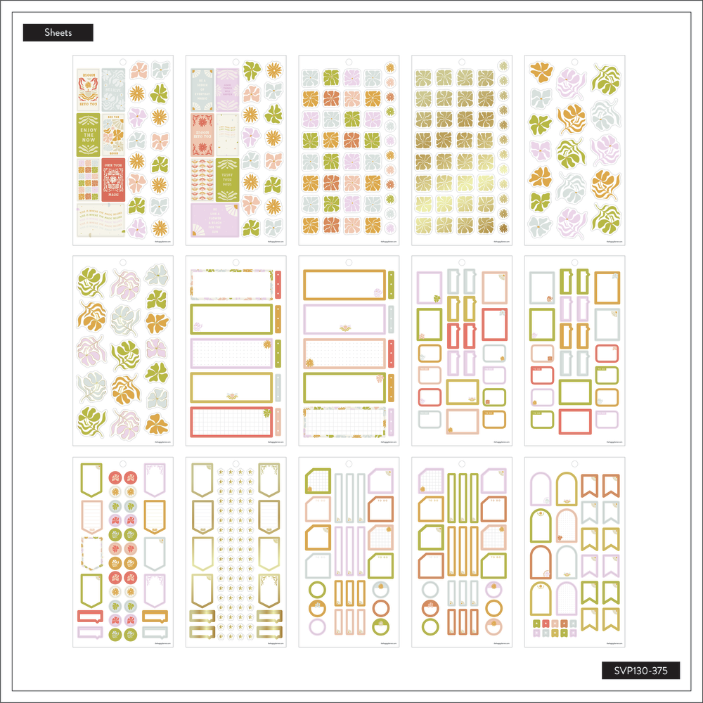 Desert Thistle Value Pack Stickers Mini Happy Planner Desert thistle value pack stickers mini happy planner