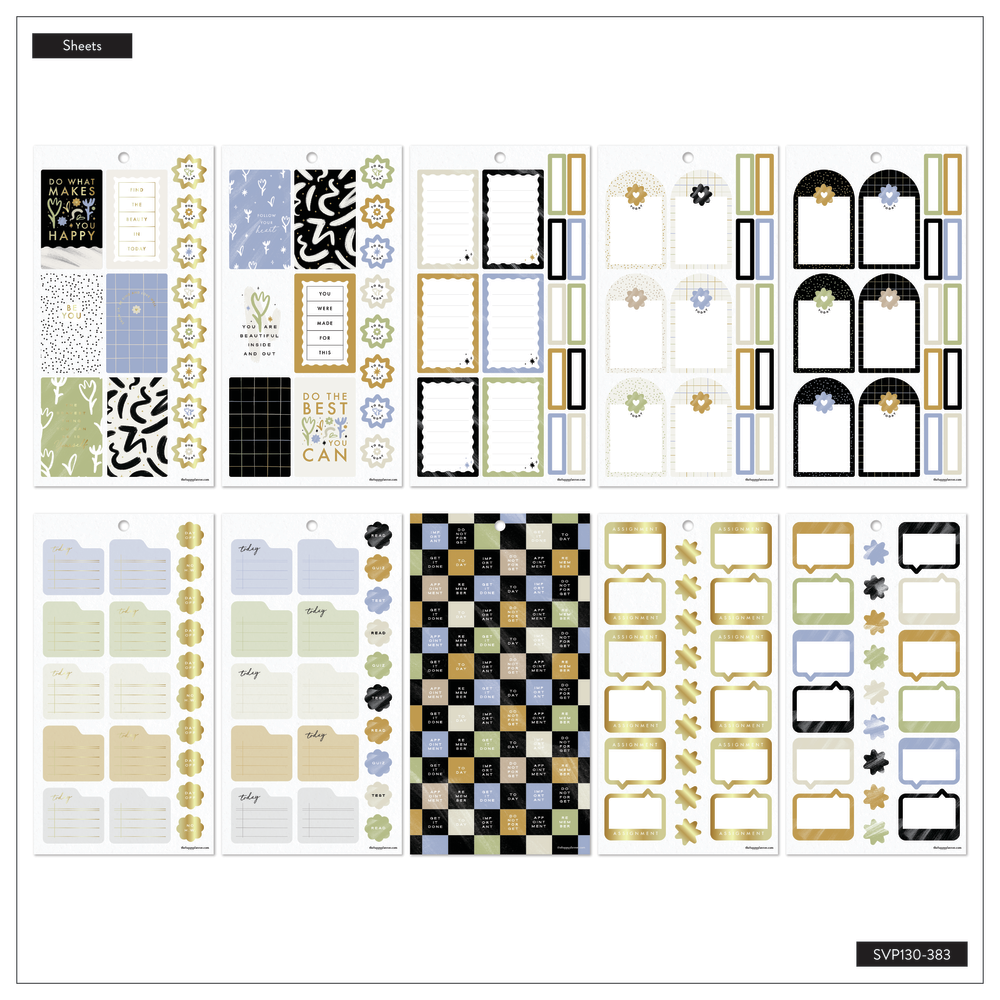 Bon Plan Sticker Quirky Plans Student - Value Pack Stickers – Happy Planner
