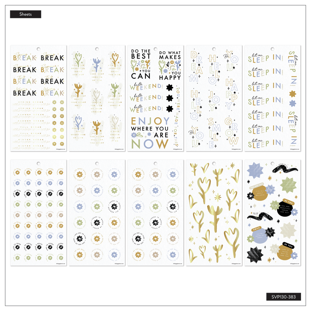 383 Sticker Quirky Plans Student - Value Pack Stickers – Happy Planner