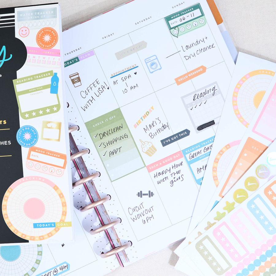 Happy outlet planner sticker books