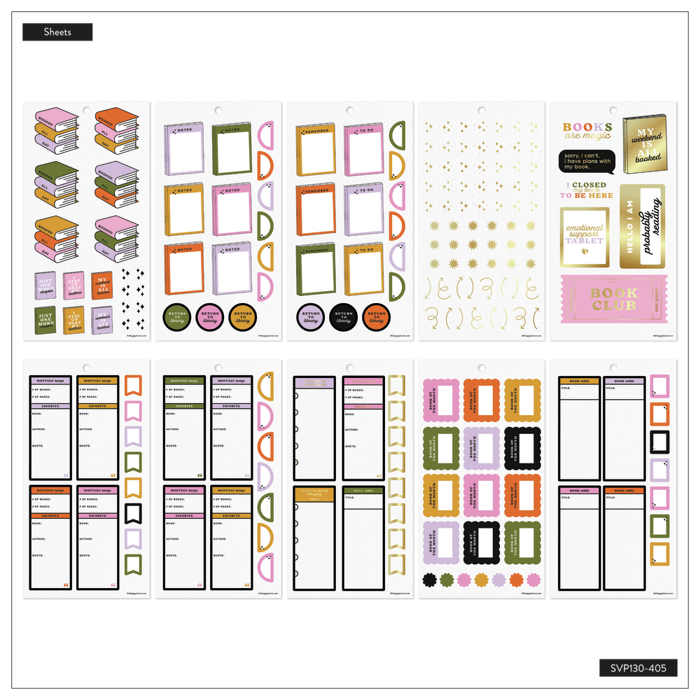 Summer Reading - Value Pack Stickers – Happy Planner for Free Printable Functional Planner Stickers