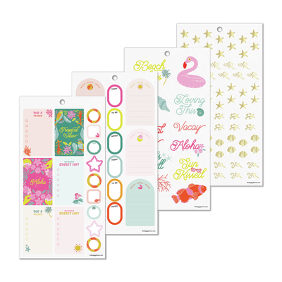 Tropical Florals - Value Pack Stickers