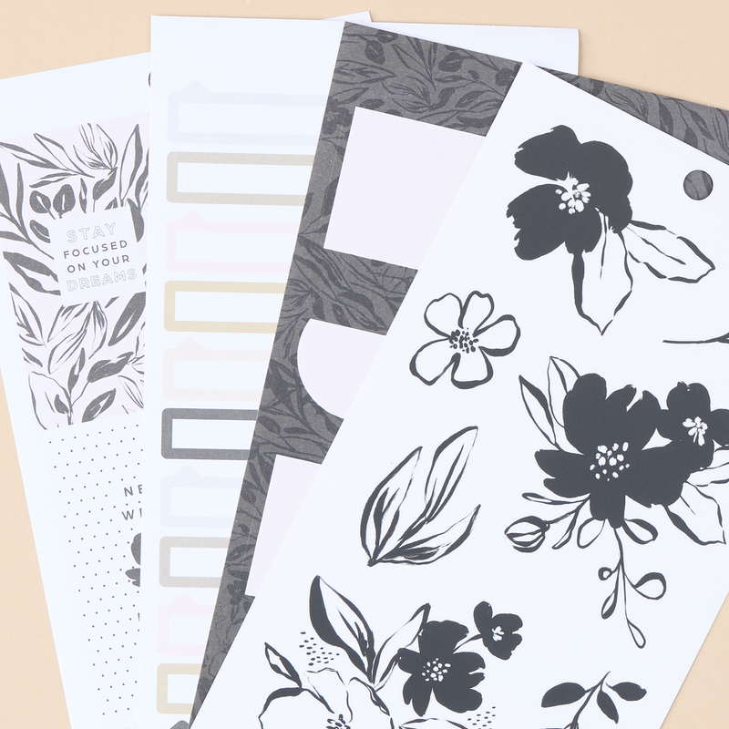 Sketchy Florals - Value Pack Stickers - Big