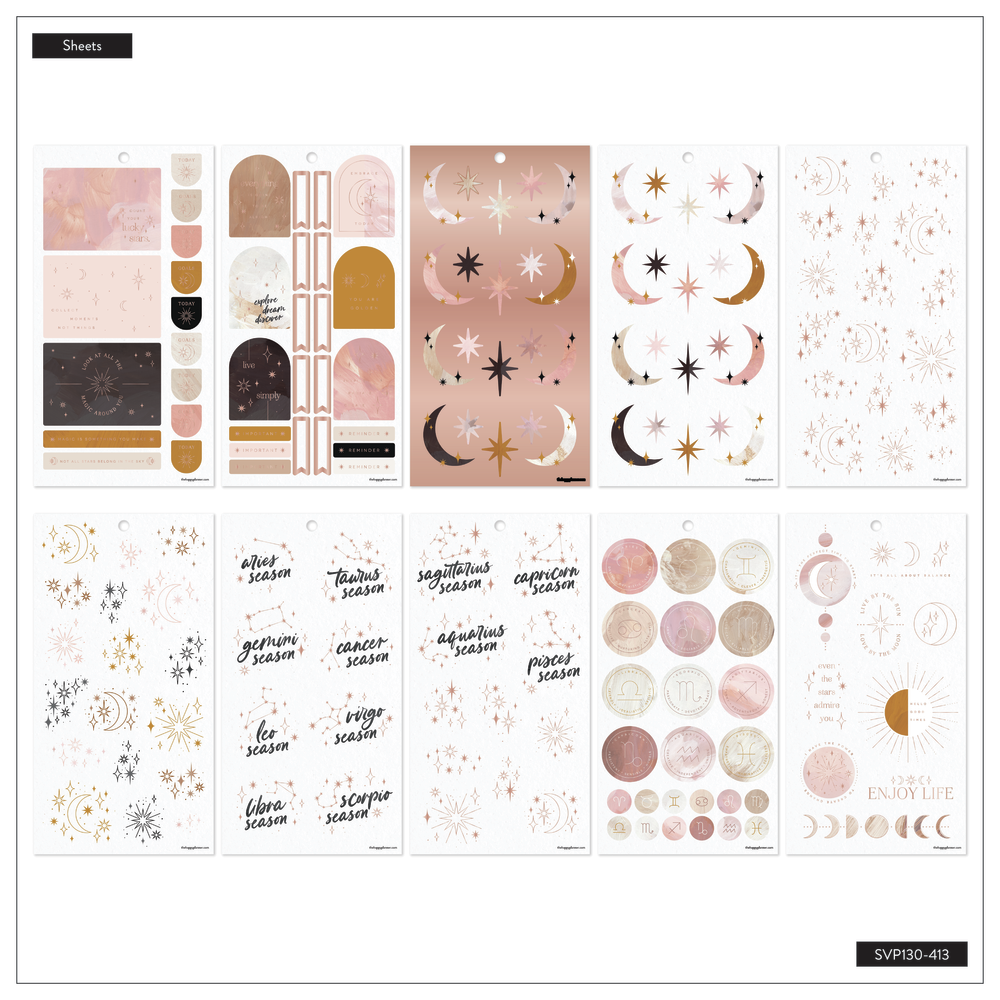 Sticker Layout For Magic Boot Everyday Magic - Value Pack Stickers – Happy Planner