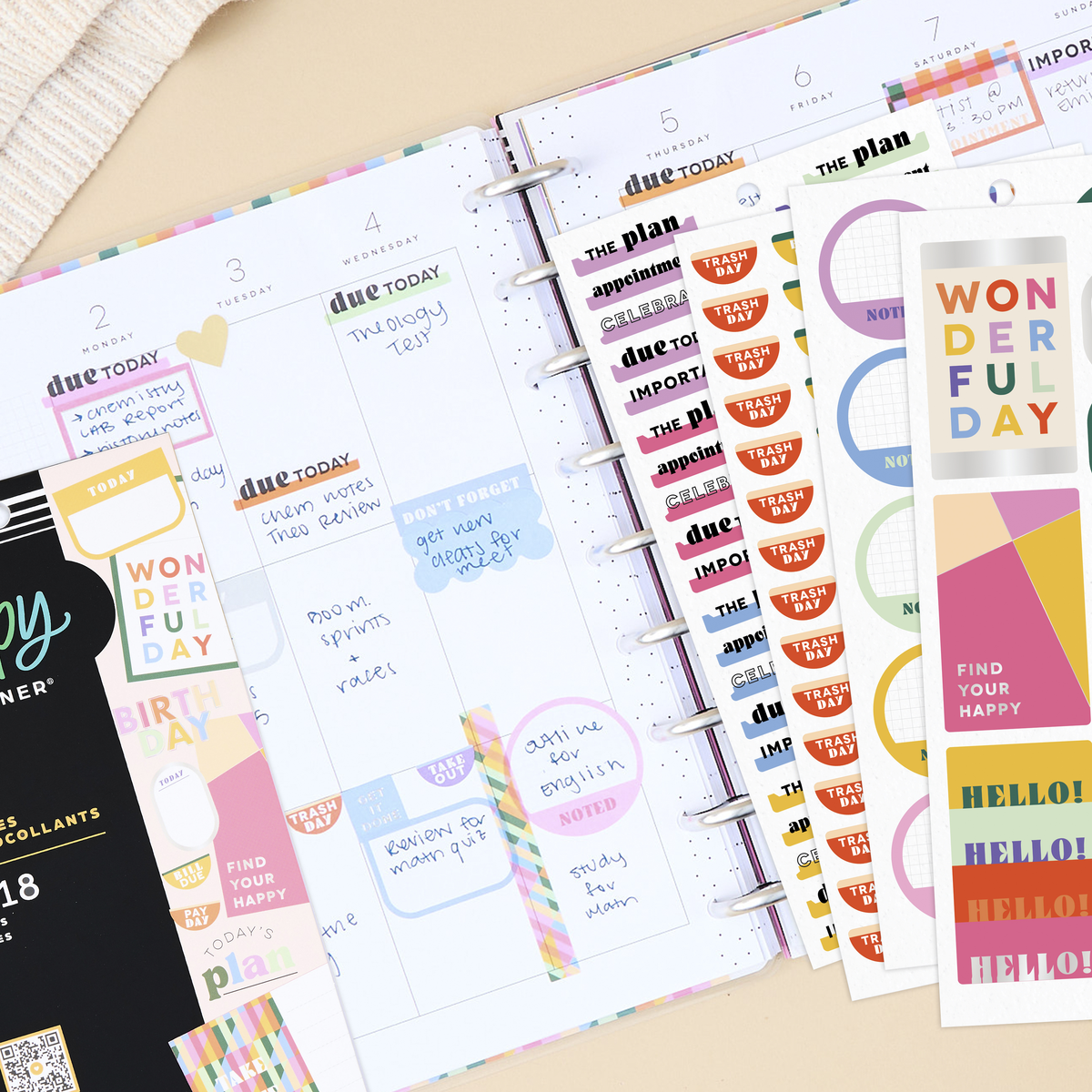 Sticker Blocks Page Building Blocks - Value Pack Stickers – Happy Planner