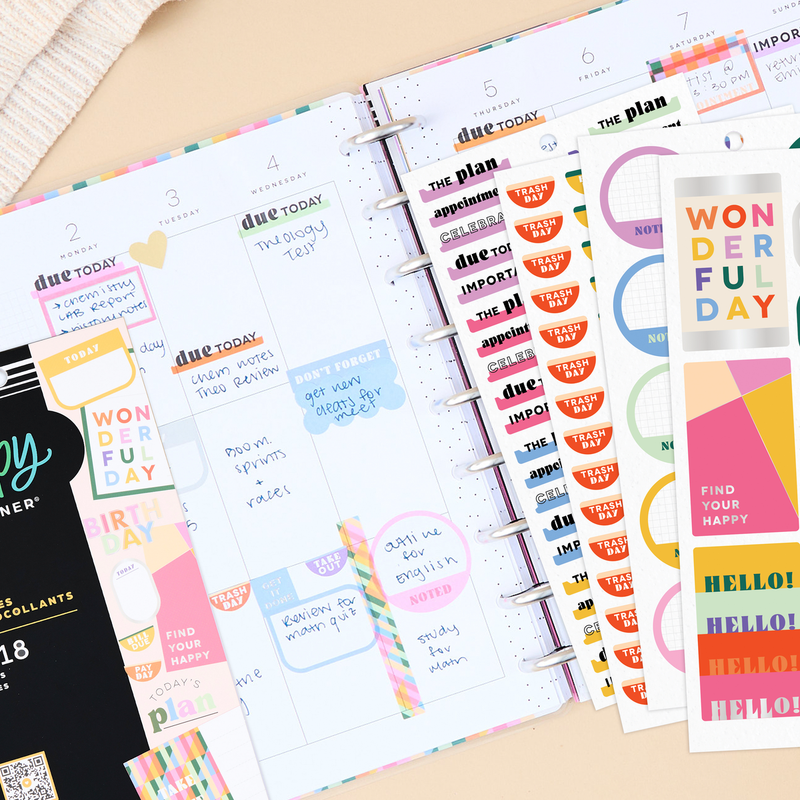Building Blocks - Value Pack Stickers – Happy Planner