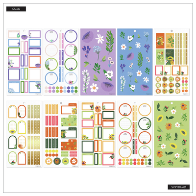 Brilliant Blooms - Value Pack Stickers - Mini