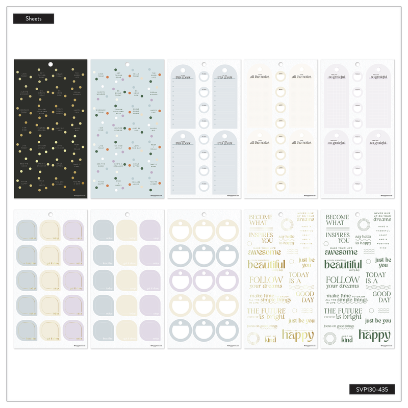 Mauve & Moss - Value Pack Stickers