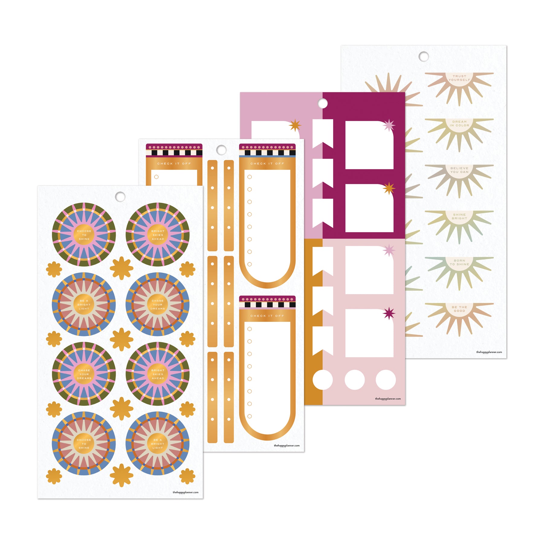 Horison Europe Project Sticker Example Horizon Lines - Value Pack Stickers – Happy Planner