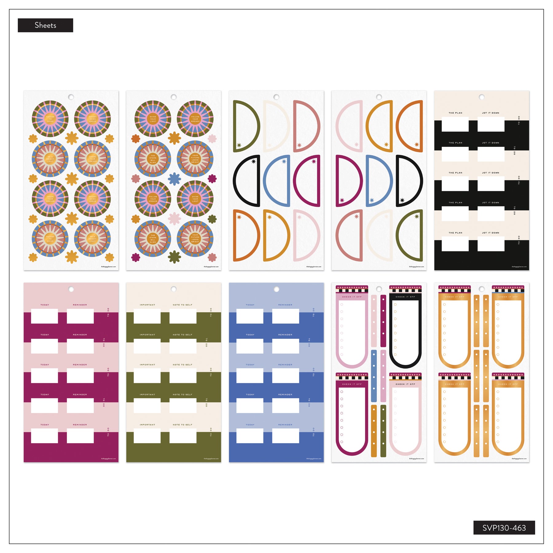 Sticker Hrizon Horizon Lines - Value Pack Stickers – Happy Planner