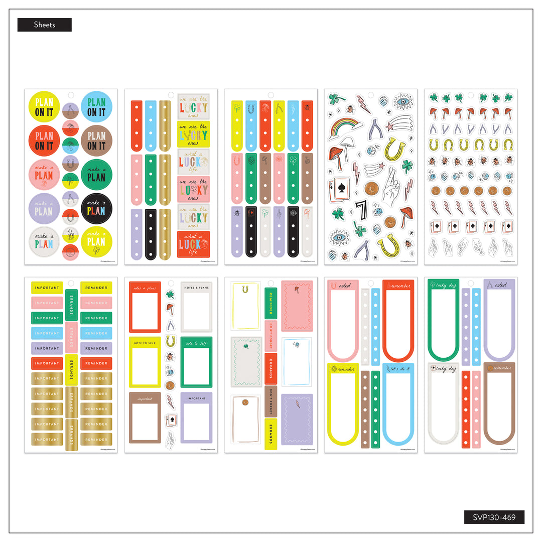 Lucky Day - Value Pack Stickers – Happy Planner