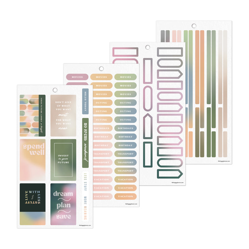 Savvy Budgeter - Value Pack Stickers