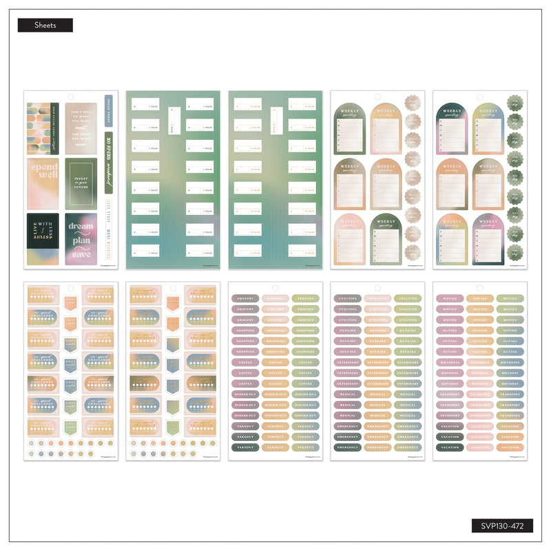Savvy Budgeter - Value Pack Stickers