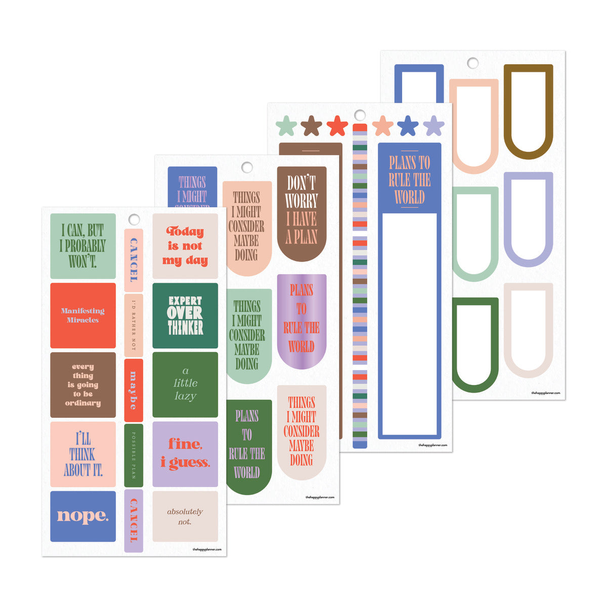 Keep Current Sticker Current Mood - Value Pack Stickers – Happy Planner