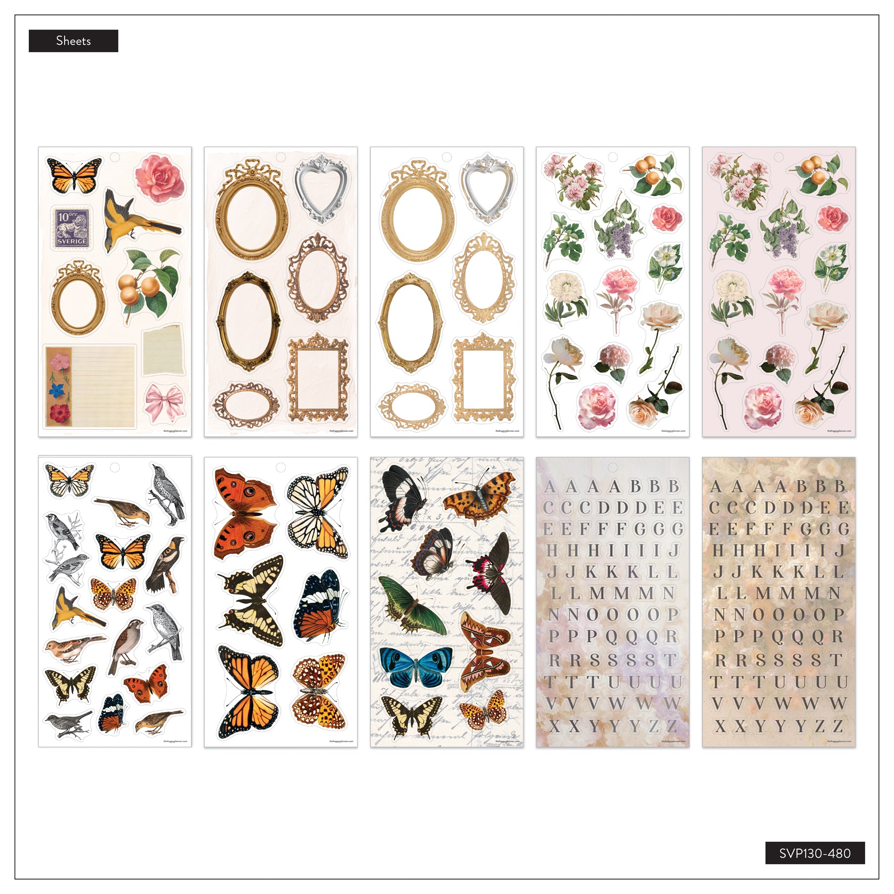 Crafted Collage - Value Pack Stickers – Happy Planner