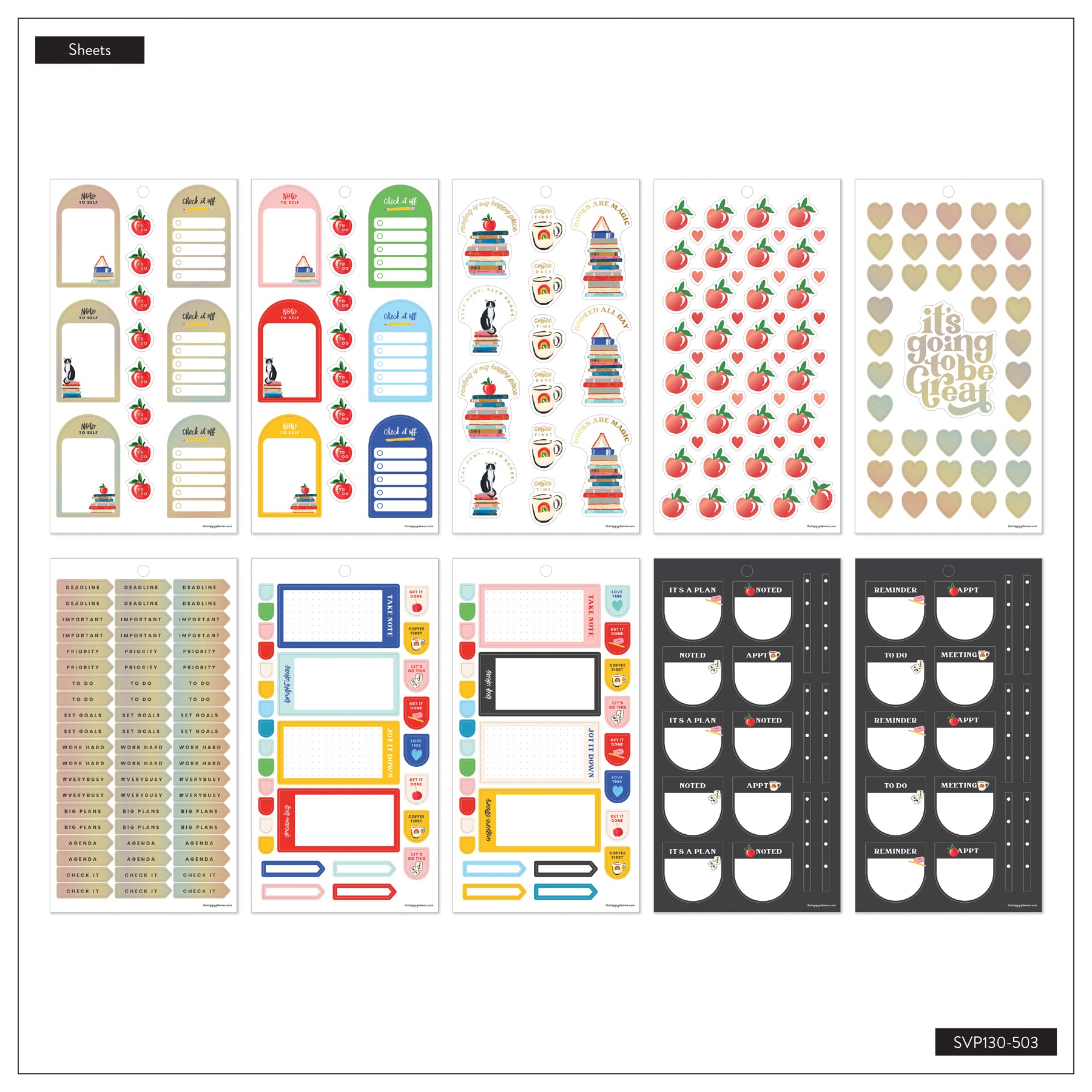 Adding Value Stickers Bright Lessons Teacher - Value Pack Stickers – Happy Planner