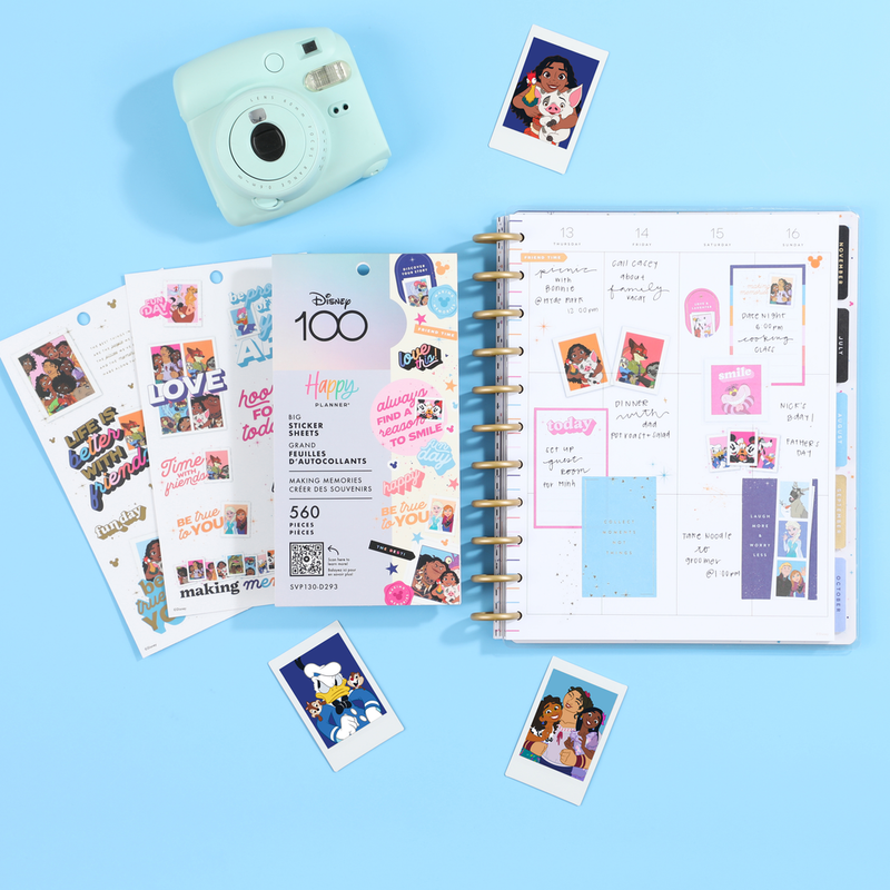 Disney100 Making Memories - Value Pack Stickers - Big