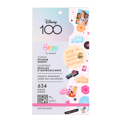 Happy Planner Disney Sticker Set for Planners, Calendars, and Journals, Easy-Peel Disney Stickers, Scrapbook Accessories, Winnie-the-Pooh True to